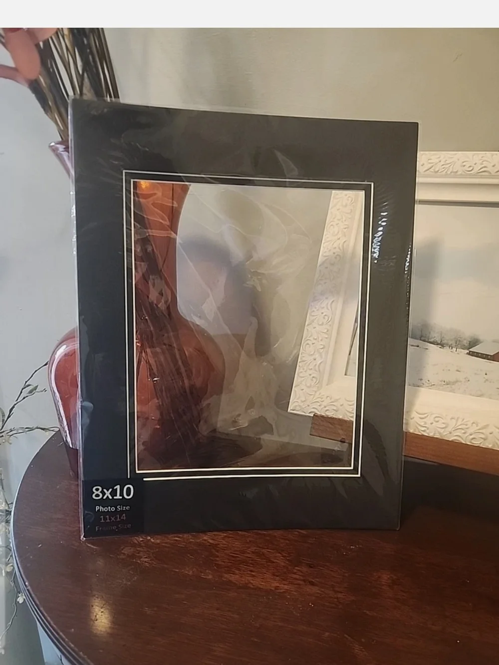 Lot Of 7 Black 8x10 Photo Frame -  2014 Hobby Lobby Frame Matting, Sealed